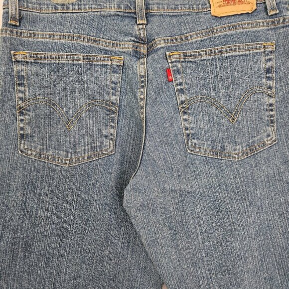 Levi's 550 Women Relaxed Boot Cut Midrise Western Y2K Jeans Size 14L - Picture 7 of 9
